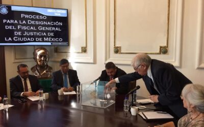 PROCESO DE ELECCIÓN DE TITULAR EN LA FISCALÍA GENERAL DE JUSTICIA DE LA CIUDAD DE MÉXICO