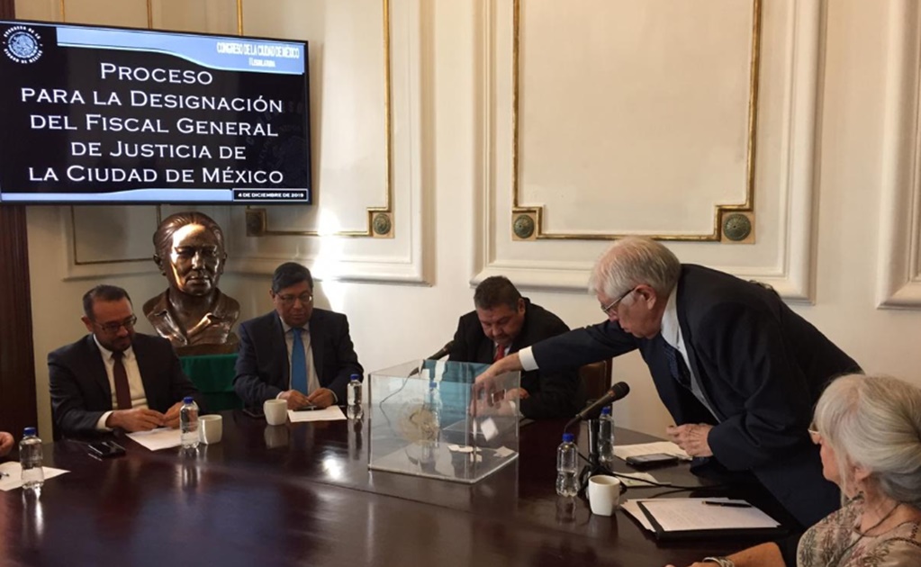 PROCESO DE ELECCIÓN DE TITULAR EN LA FISCALÍA GENERAL DE JUSTICIA DE LA CIUDAD DE MÉXICO