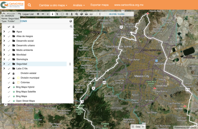 DIAGNÓSTICO Y RECOMENDACIONES DE DATOS ABIERTOS PARA LA PLANEACIÓN DE CIUDAD DE MÉXICO