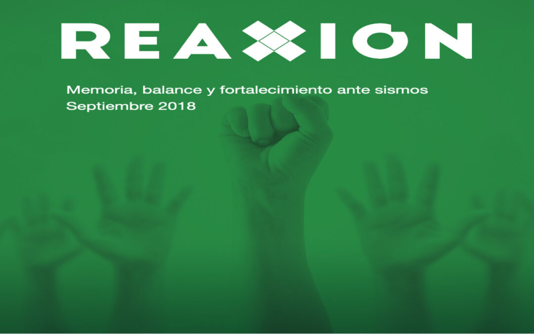 RED REAXIÓN, COLABORANDO CON OTROS ACTORES PARA LA MEMORIA, EL BALANCE Y FORTALECIMIENTO ANTE SISMOS