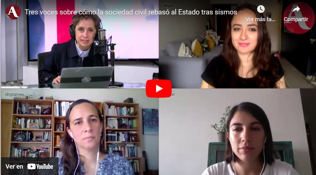 Tres voces sobre cómo la sociedad civil rebasó al Estado tras sismos